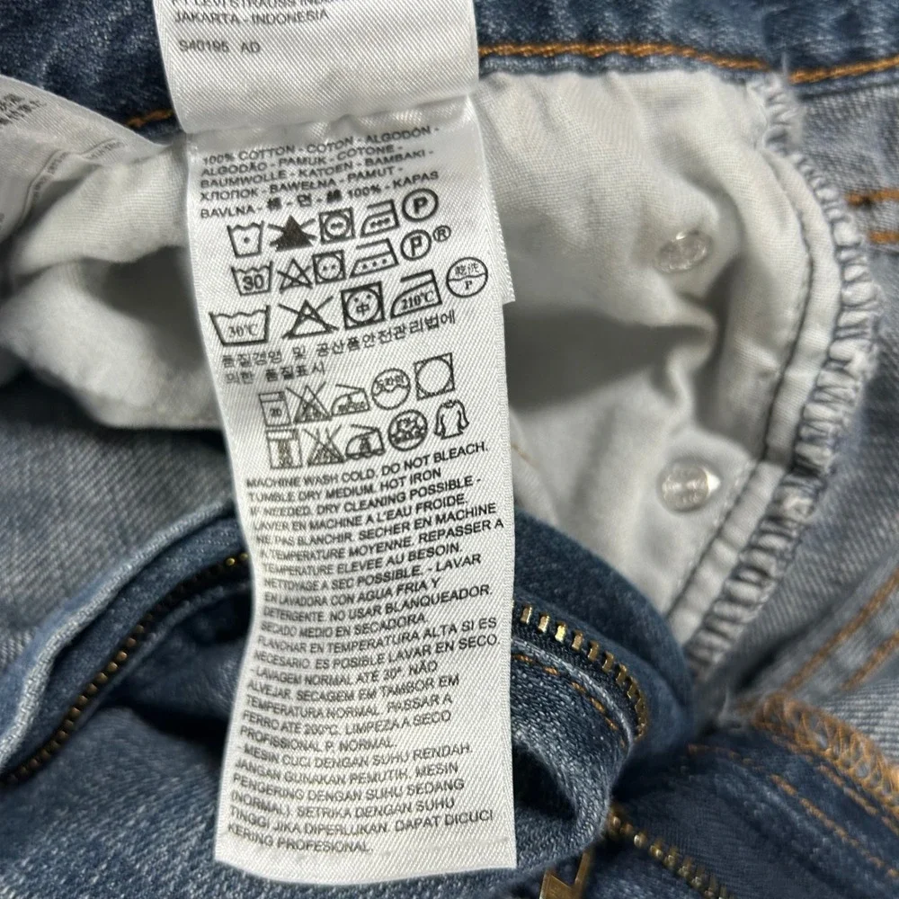 Levi's Jeans 559 Relaxed Straight Mens 40x29 Blue Denim Classic Casual Workwear